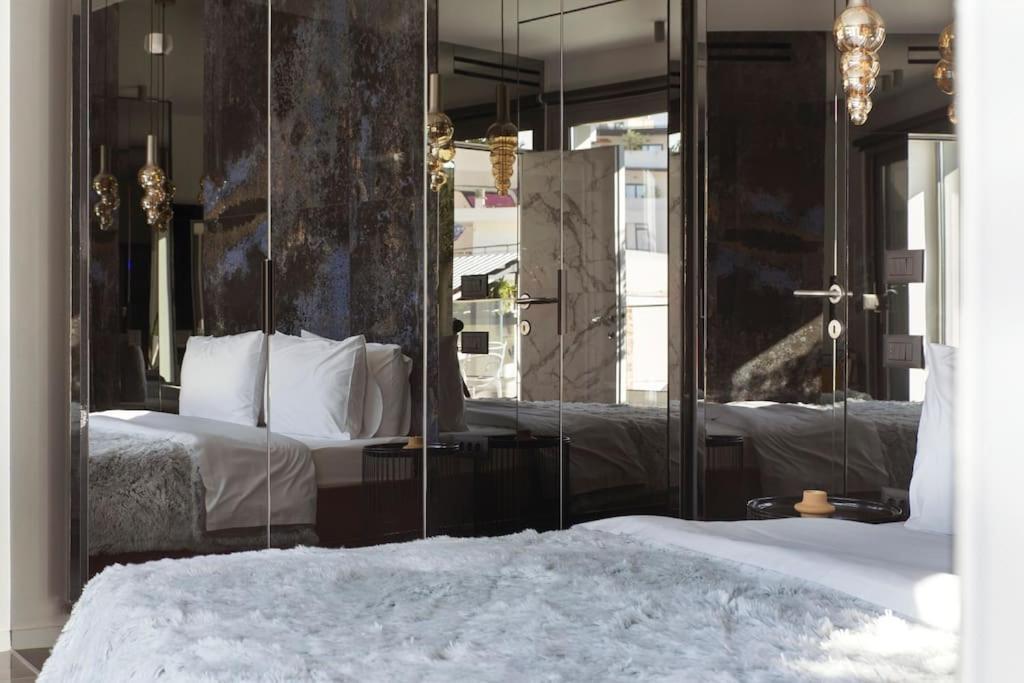 Luxury Acropolis View Apartment-Living Stone Black Pearl 雅典 外观 照片