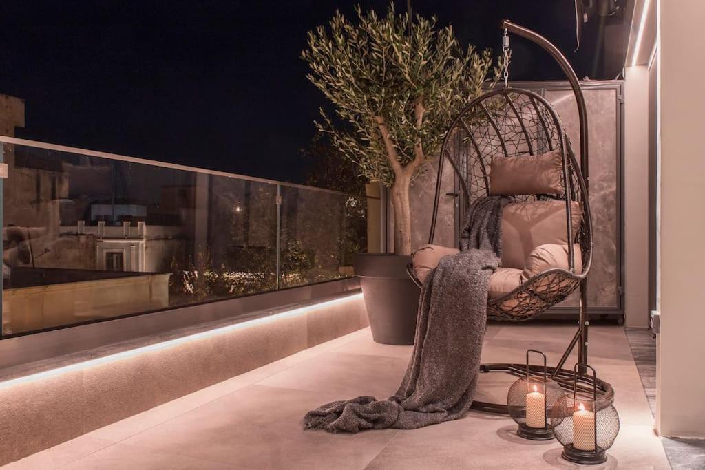 Luxury Acropolis View Apartment-Living Stone Black Pearl 雅典 外观 照片