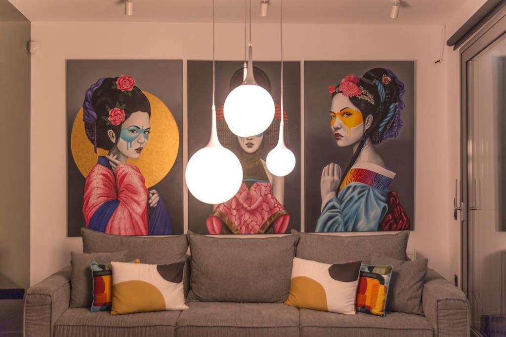 Luxury Acropolis View Apartment-Living Stone Black Pearl 雅典 外观 照片