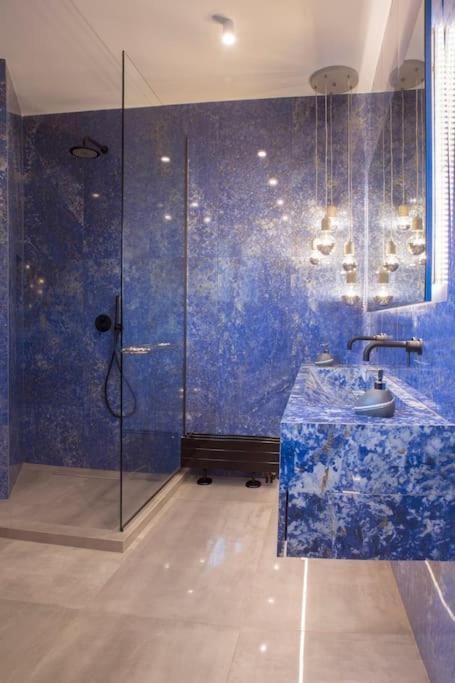 Luxury Acropolis View Apartment-Living Stone Black Pearl 雅典 外观 照片