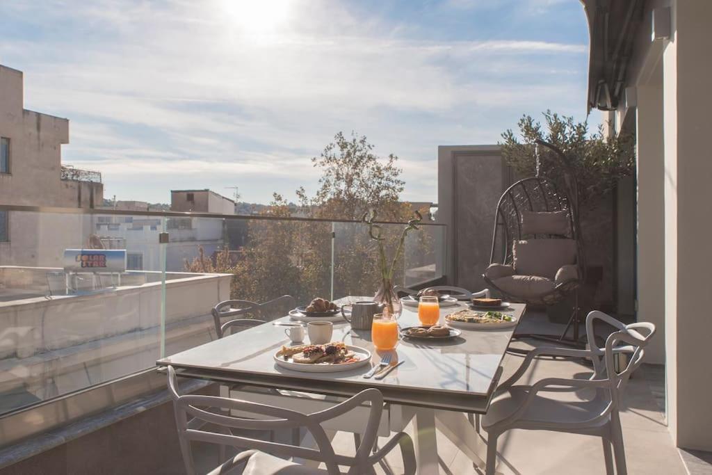 Luxury Acropolis View Apartment-Living Stone Black Pearl 雅典 外观 照片